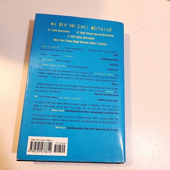 The Fault In Our Stars by John Green Book - Picture 5 of 7